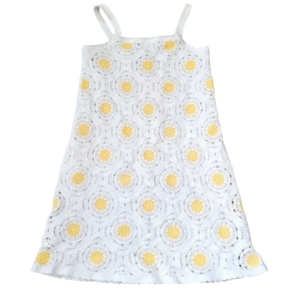 Haute Hippie White and Yellow Kids Casual Dress